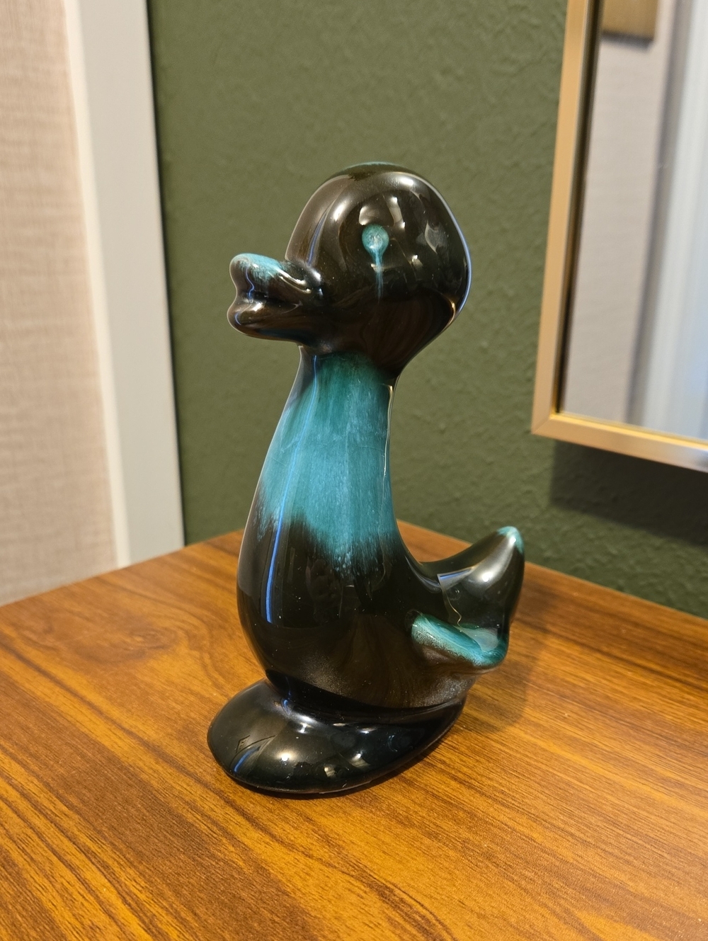 Vintage Blue Mountain Potter Baby Duck Figurine Sculpture Art Home Decor MCM